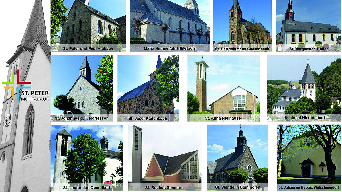 12 Kirchen. 12 Zeugen. 1 Pfarrei.